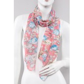 Soft Silk Printed Scarf C19